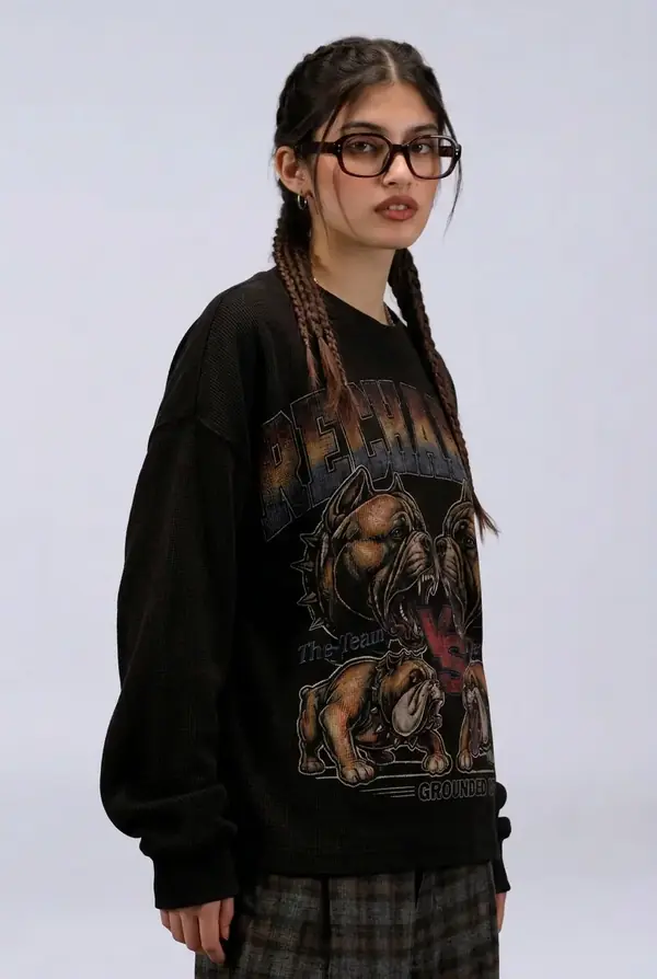Bulldog Oversize Sweatshirt view 2