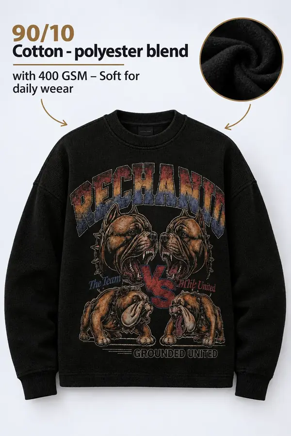 Bulldog Oversize Sweatshirt view 5