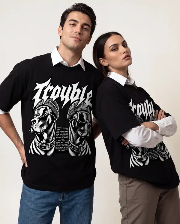 Hustle Unisex Oversize Tshirt