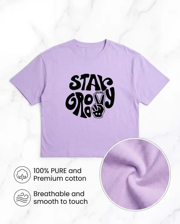 Oversized Groovy Tshirt view 4