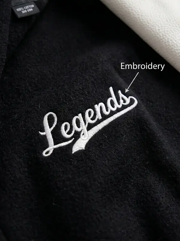 Male Legend Varsity Jacket view 4