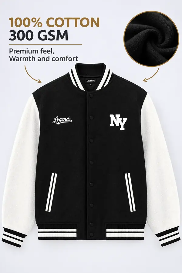 Male Legend Varsity Jacket view 5