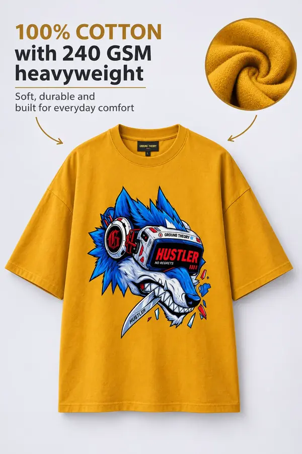 Wolf Oversized tshirt view 5